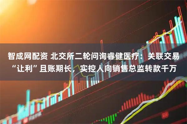 智成网配资 北交所二轮问询睿健医疗：关联交易“让利”且账期长，实控人向销售总监转款千万