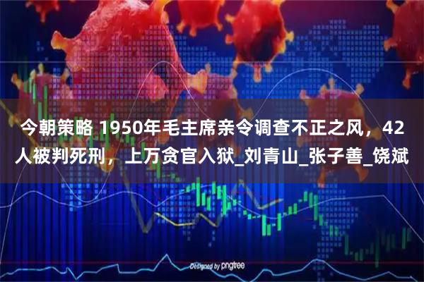 今朝策略 1950年毛主席亲令调查不正之风，42人被判死刑，上万贪官入狱_刘青山_张子善_饶斌
